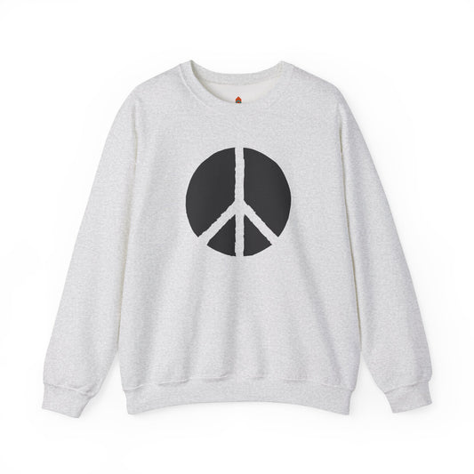 Simple Peace Sign Design Sweatshirt