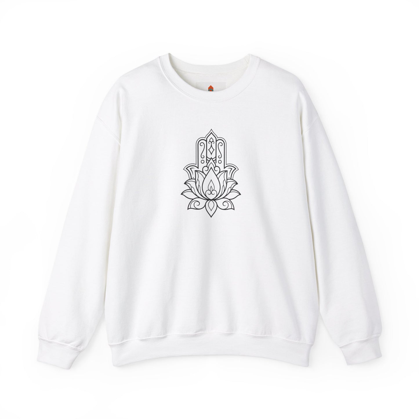 Hamsa Lotus Design Sweatshirt