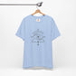 Pyramid and Evil Eye Design T-shirt