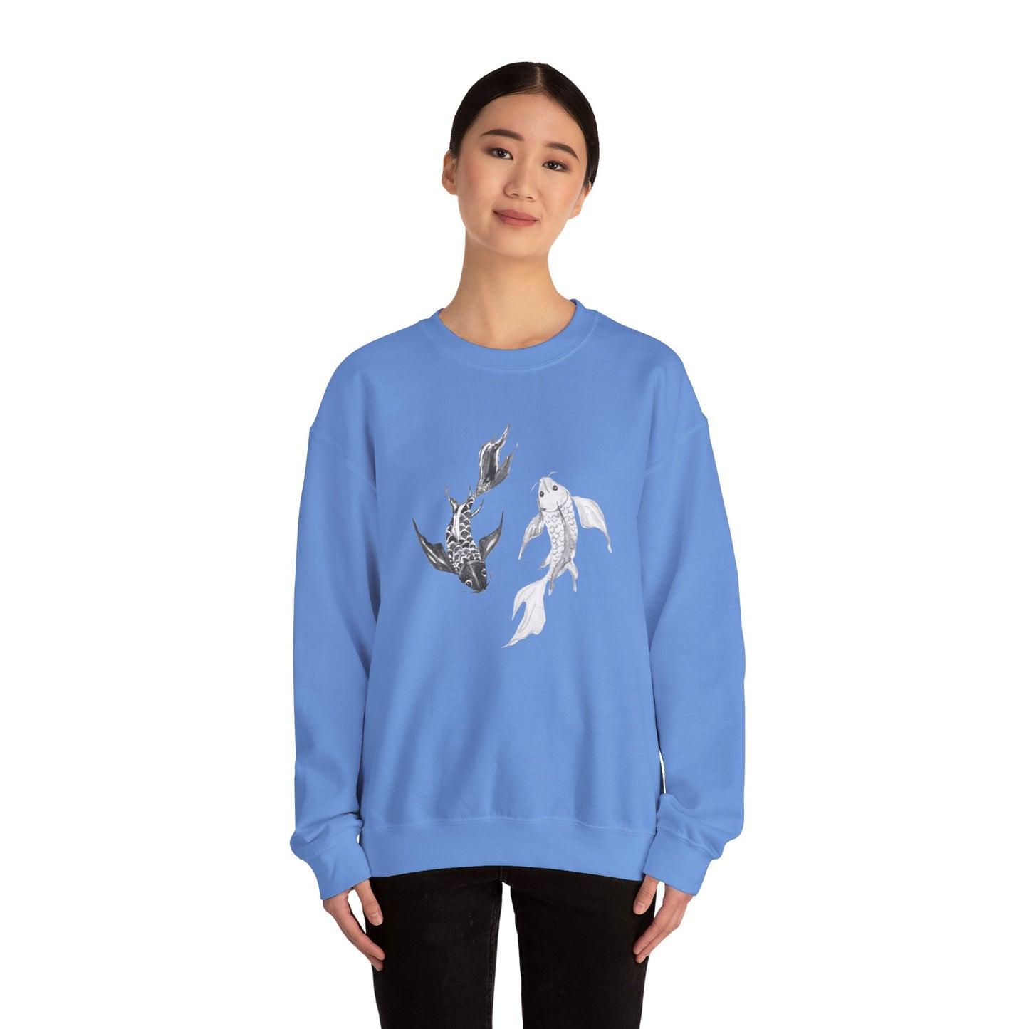 Koi Fish Yin and Yang Sweatshirt