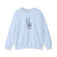 Peace Hand Sign Drawing Sweatshirt