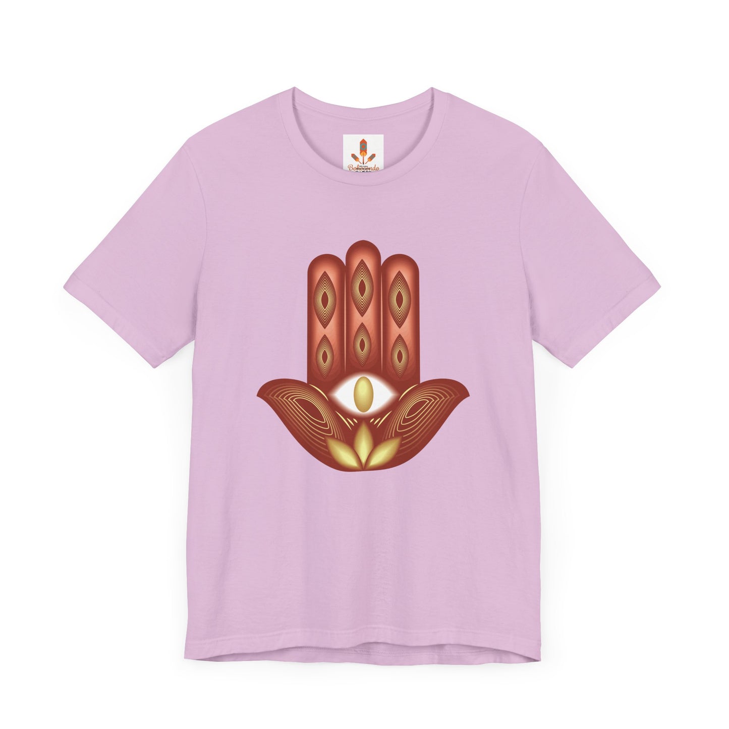 Colorful Hamsa Lotus T-shirts