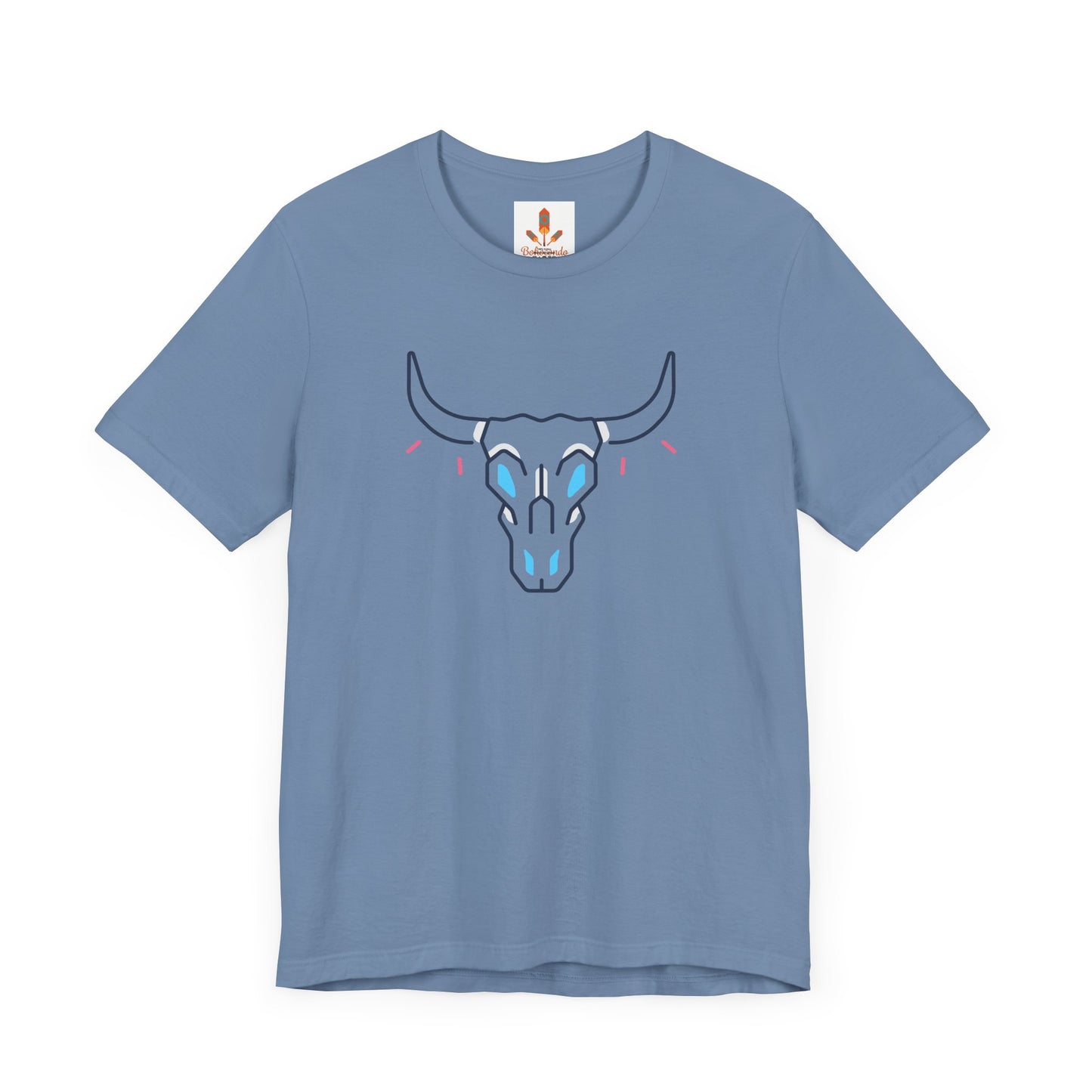 Buffalo Skull Drawing T-shirt