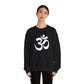 White Simple Om Art Sweatshirt