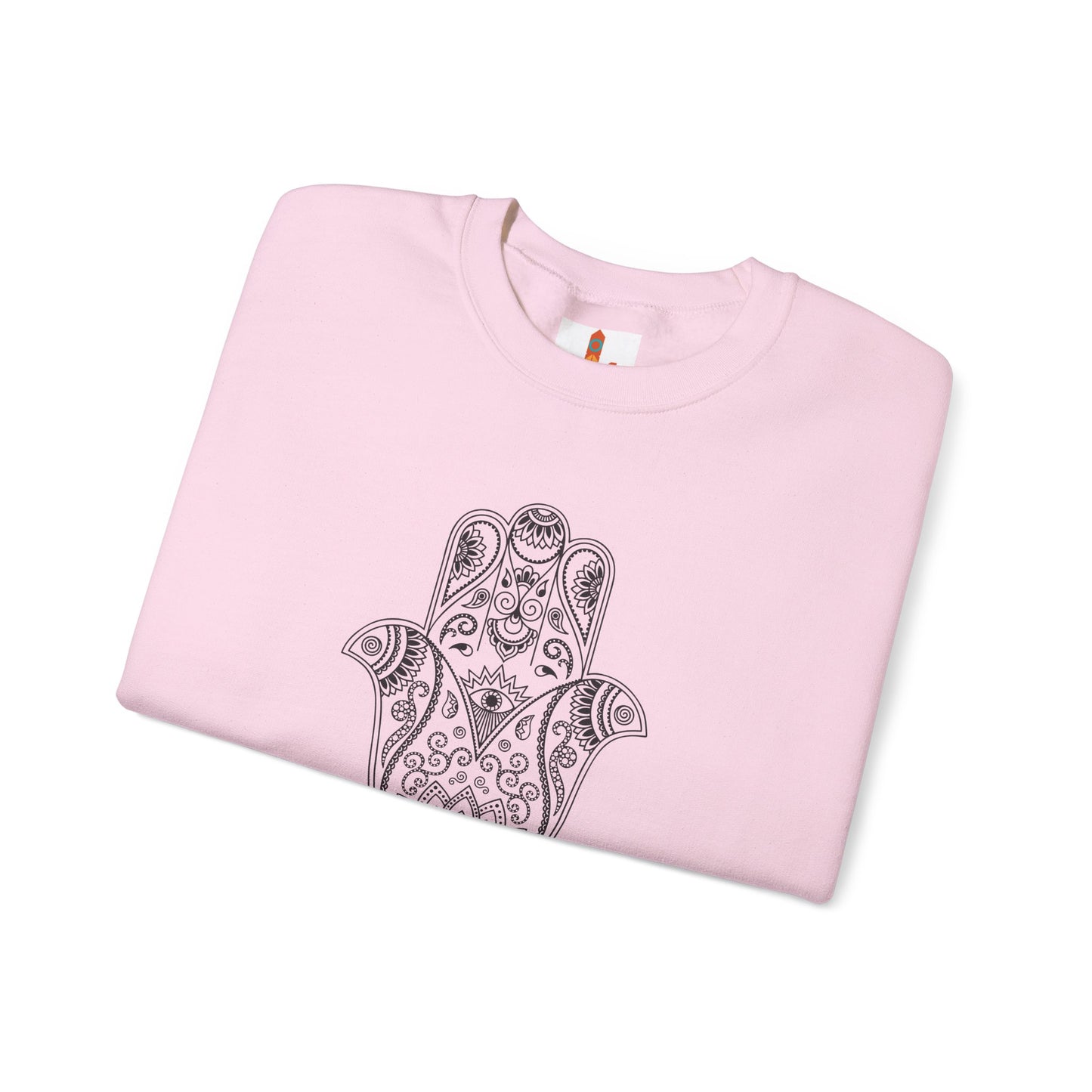 Lotus Flower Hamsa Hand Sweatshirt