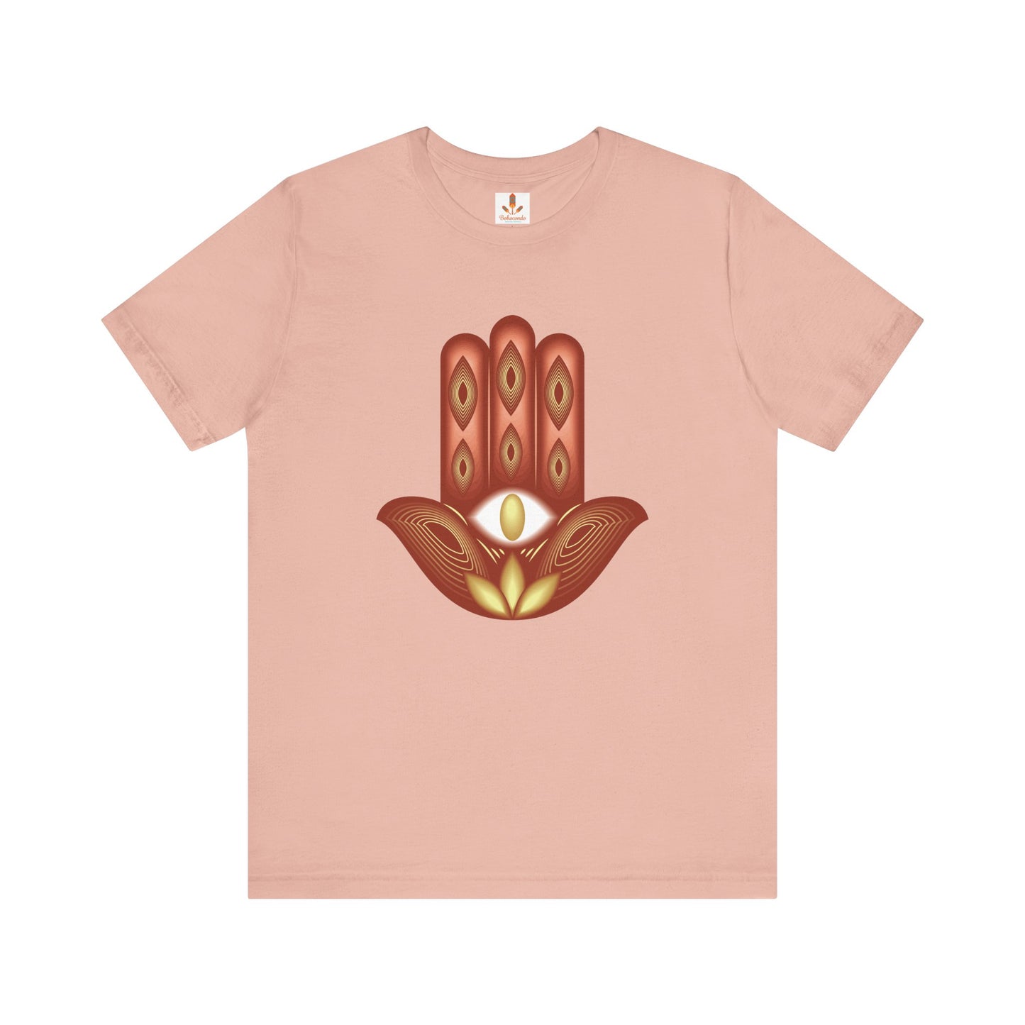 Colorful Hamsa Lotus T-shirts