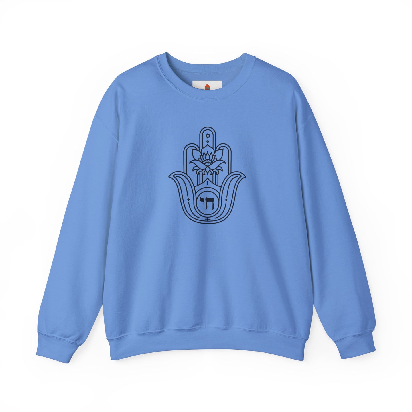 Hamsa Hand with Lotus Design Sweatshirt