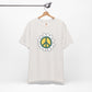 Peace Sign in White Flower T-shirt