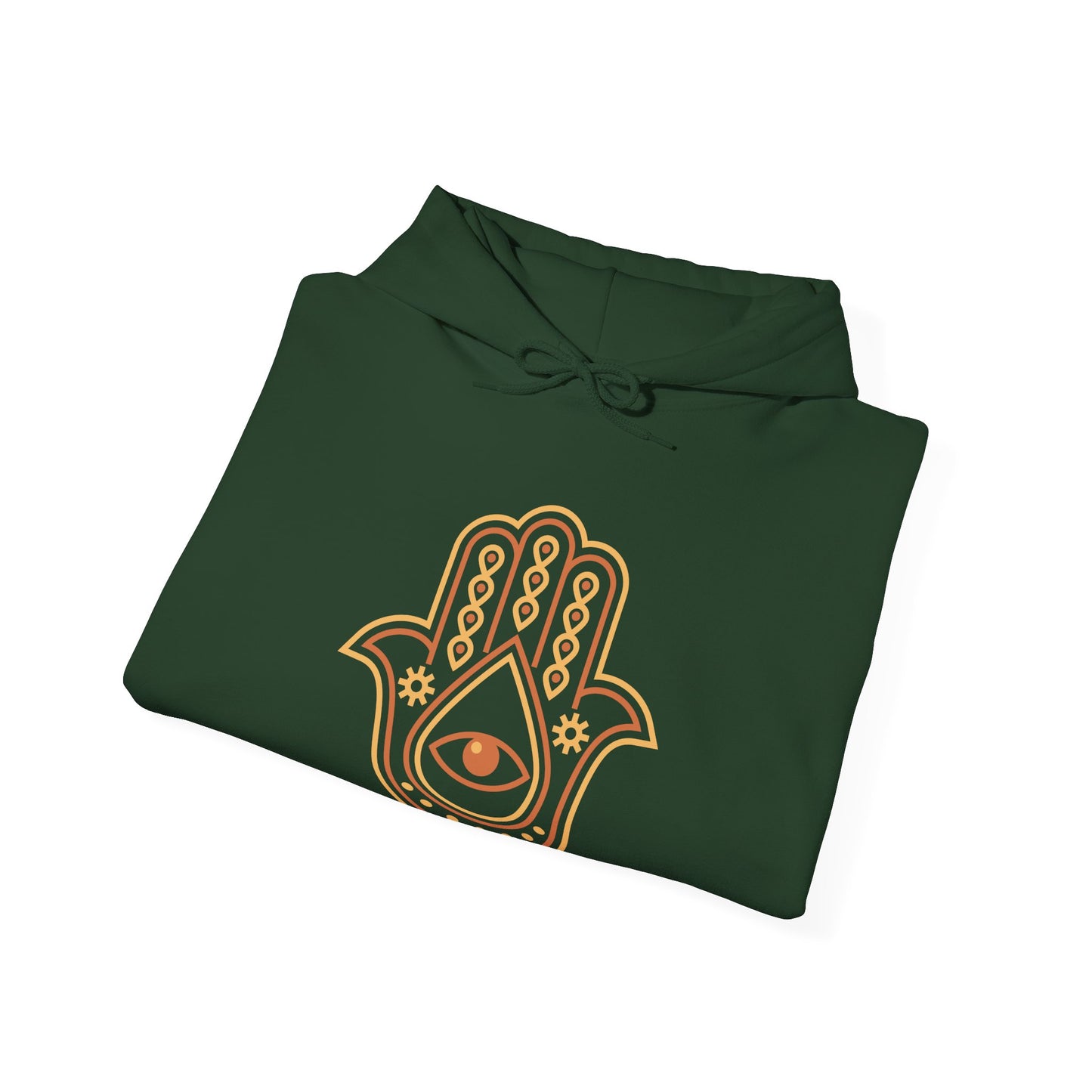 Brown Hamsa Hand Hoodie