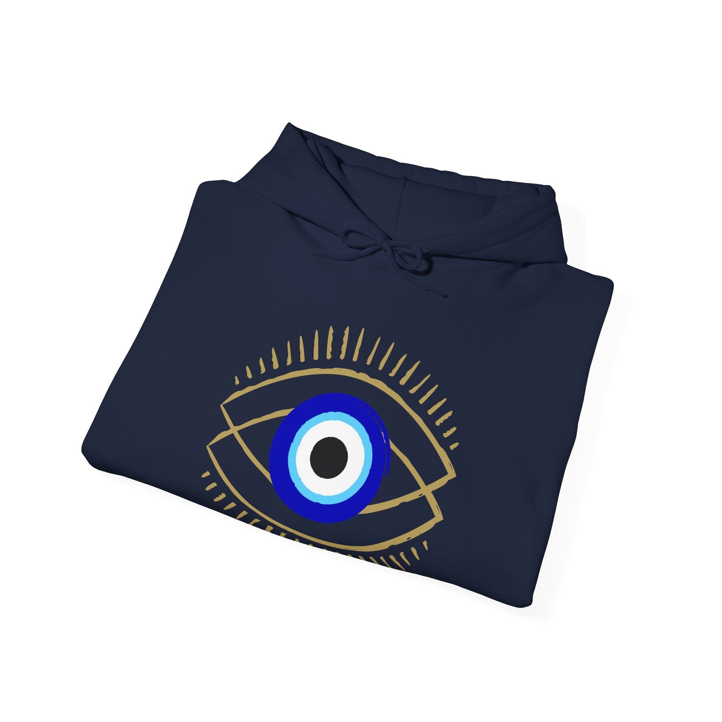 Blue Evil Eye Hoodie