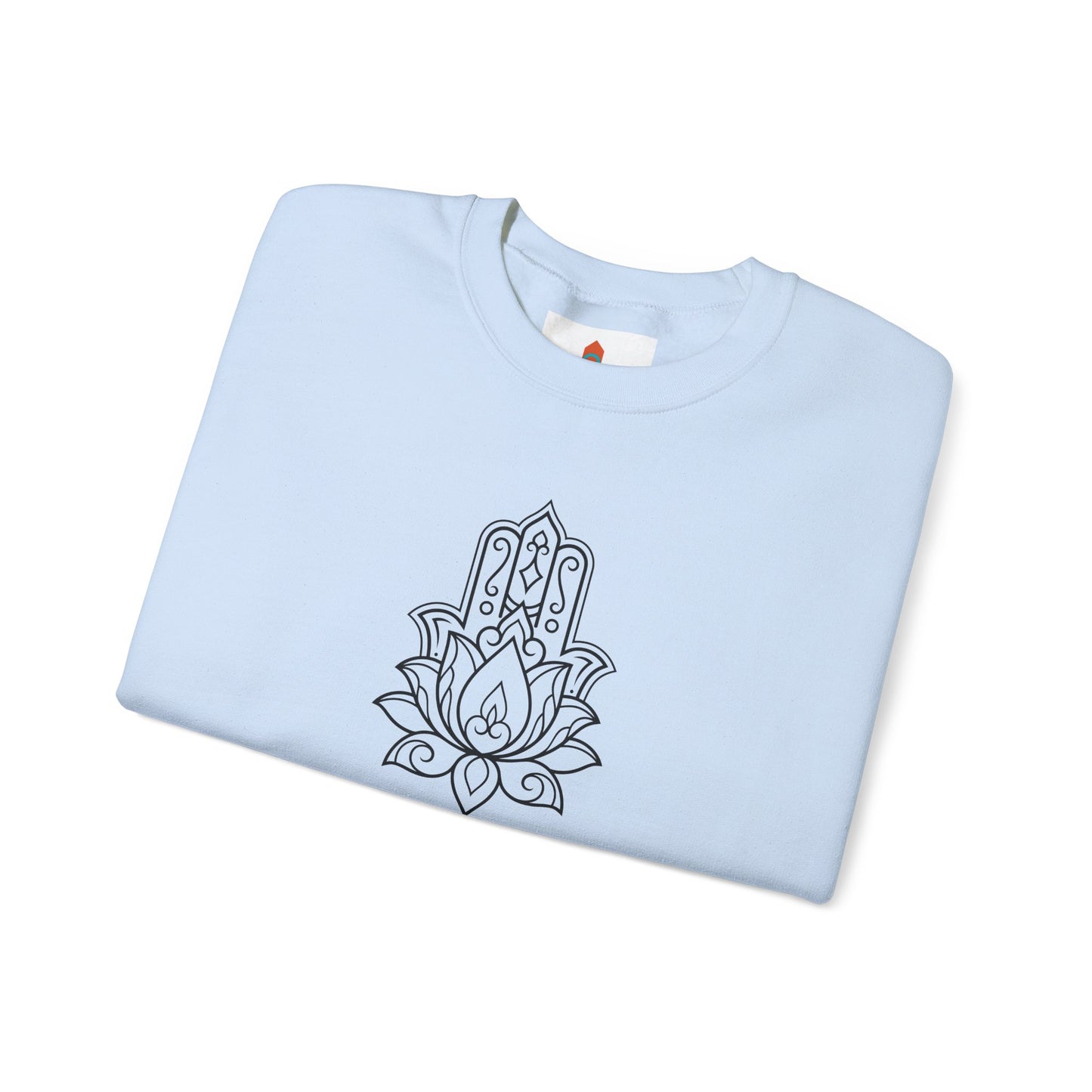 Hamsa Lotus Design Sweatshirt