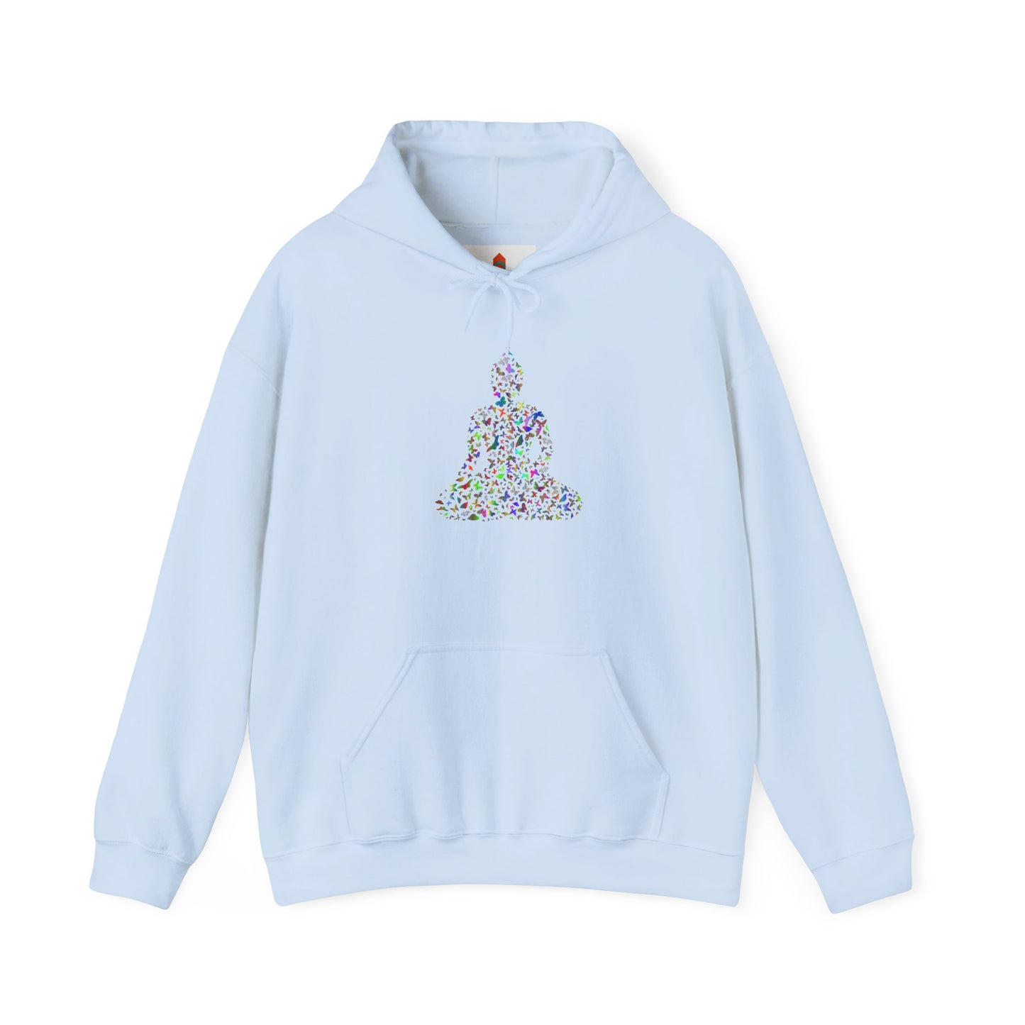 Colorful Buddha Design Hoodie