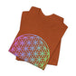 Blue and Green Flower of Life T-shirt (NEW)