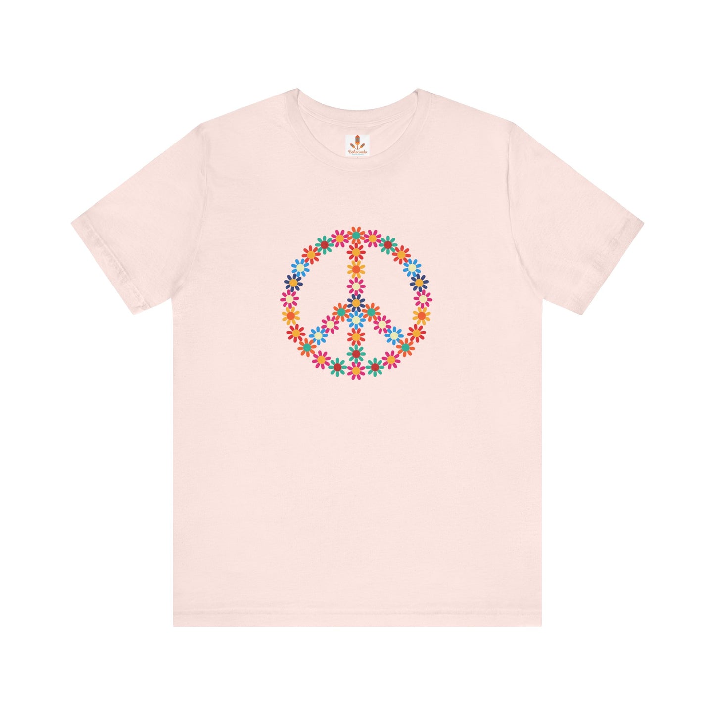 Peace Sign made of Flowers T-shirt