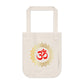 Golden Mandala Om Organic Canvas Tote Bag
