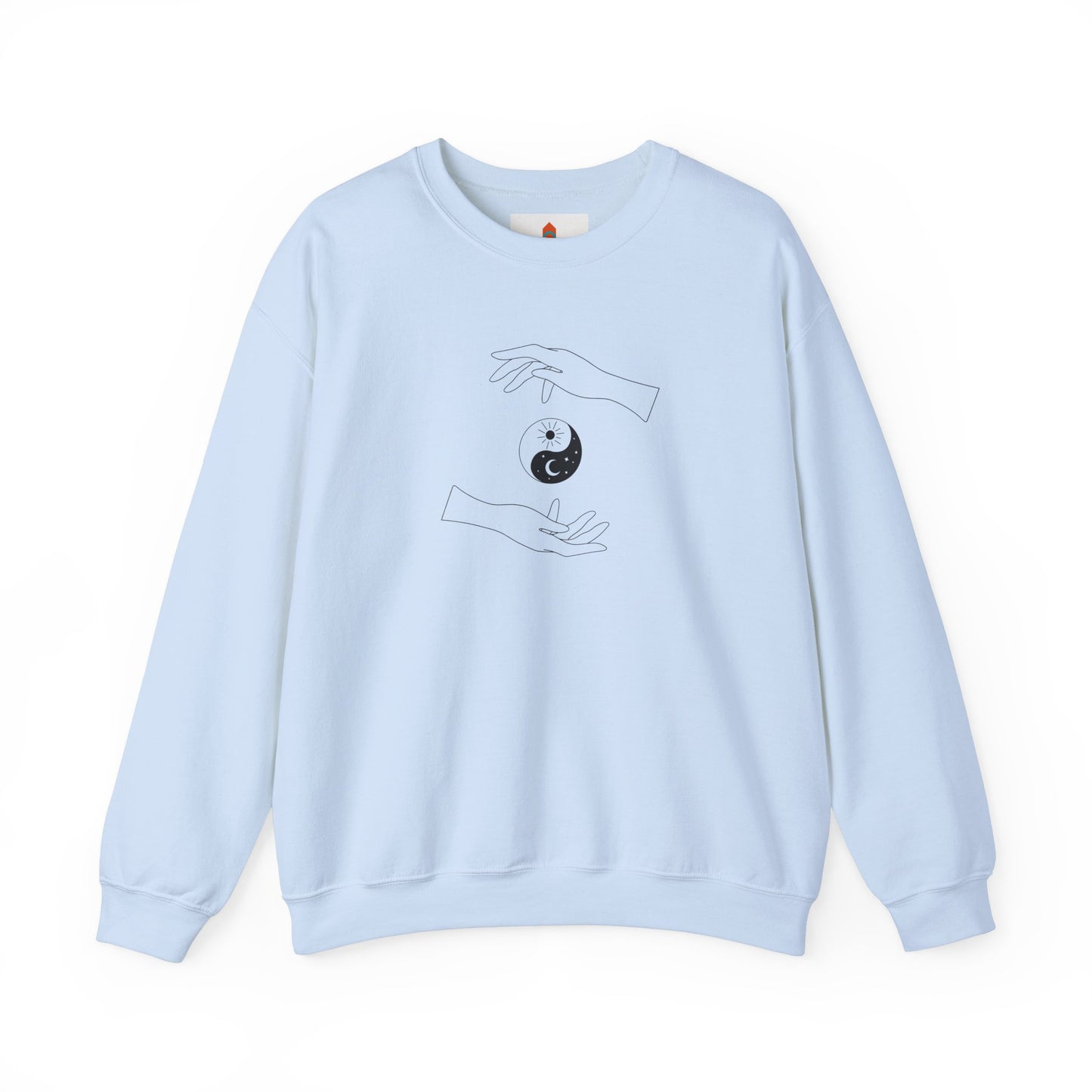 Yin Yang with Two Hands Sweatshirt