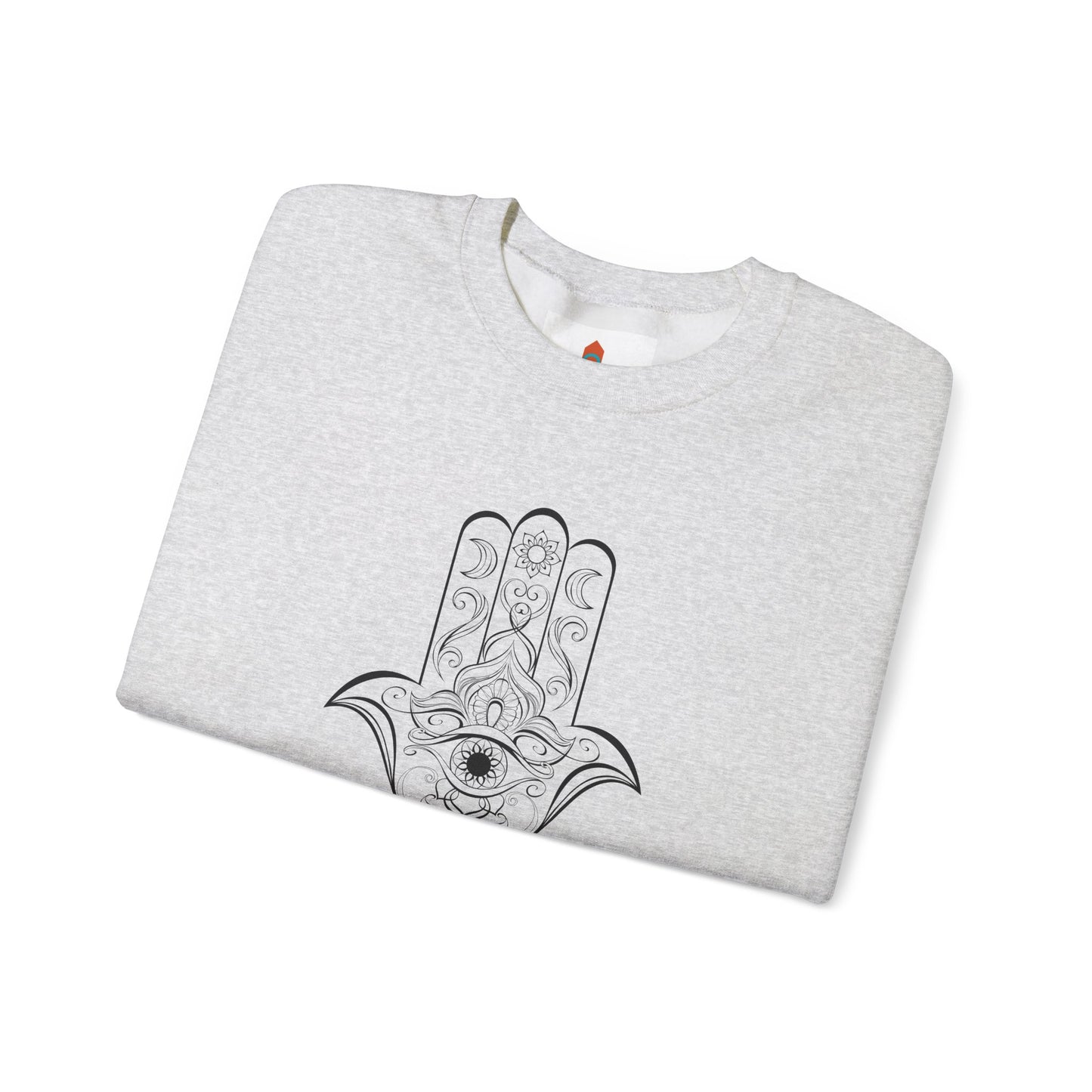 Hamsa Hand with Lotus Flower Sweatshirt