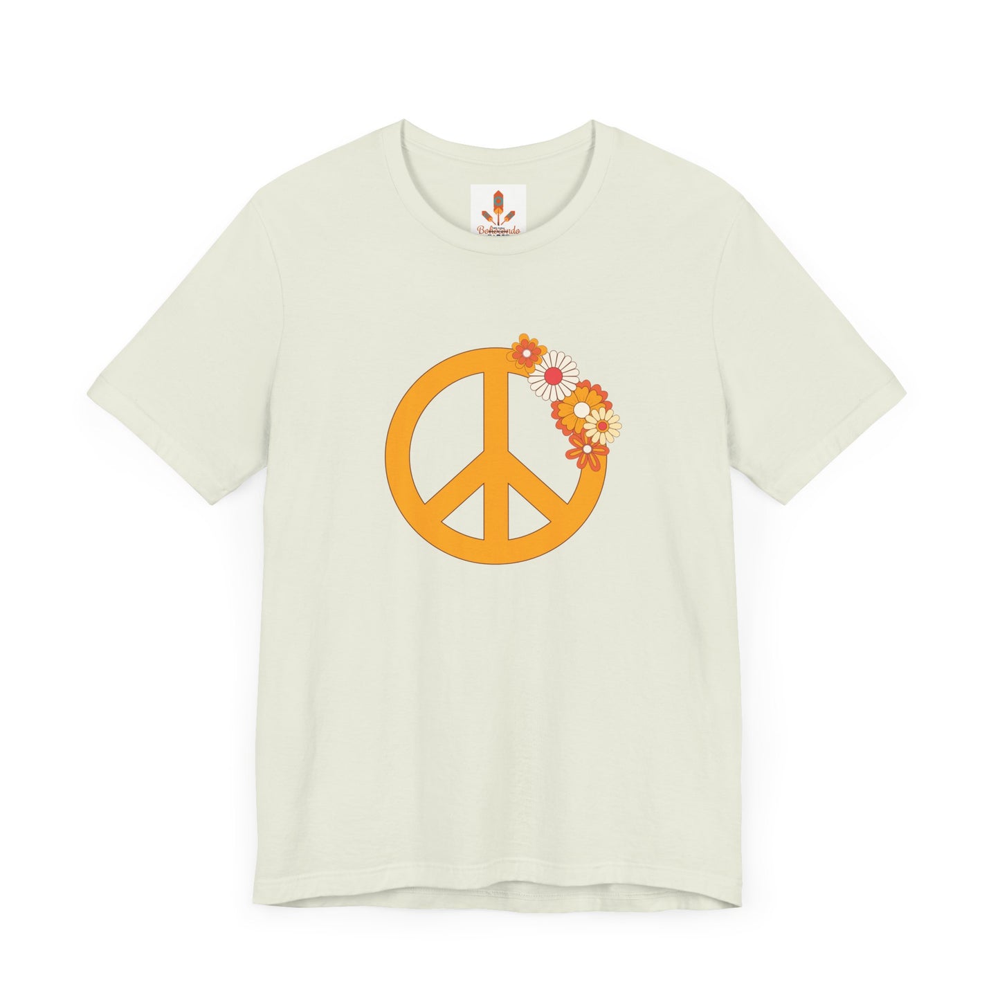 Peace Sign with Flowers T-shirt