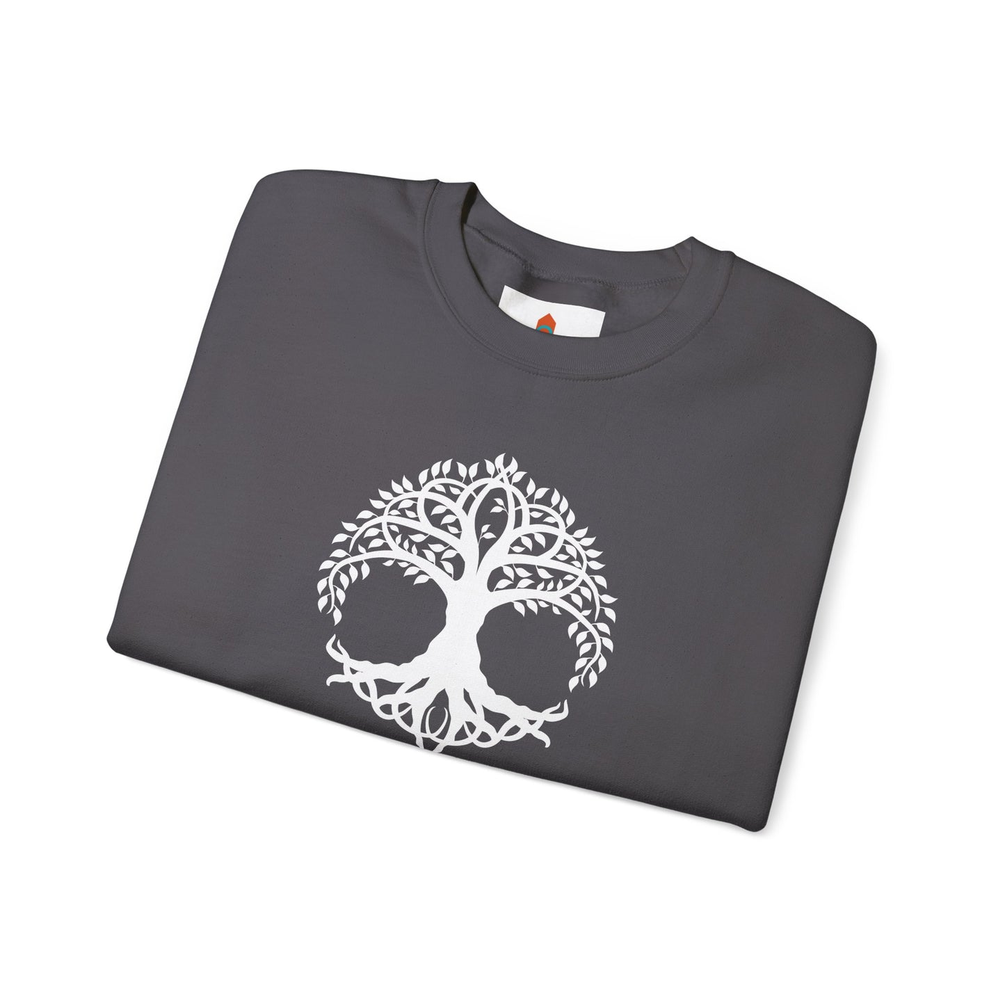 White Celtic Tree of Life Design Sweatshirt