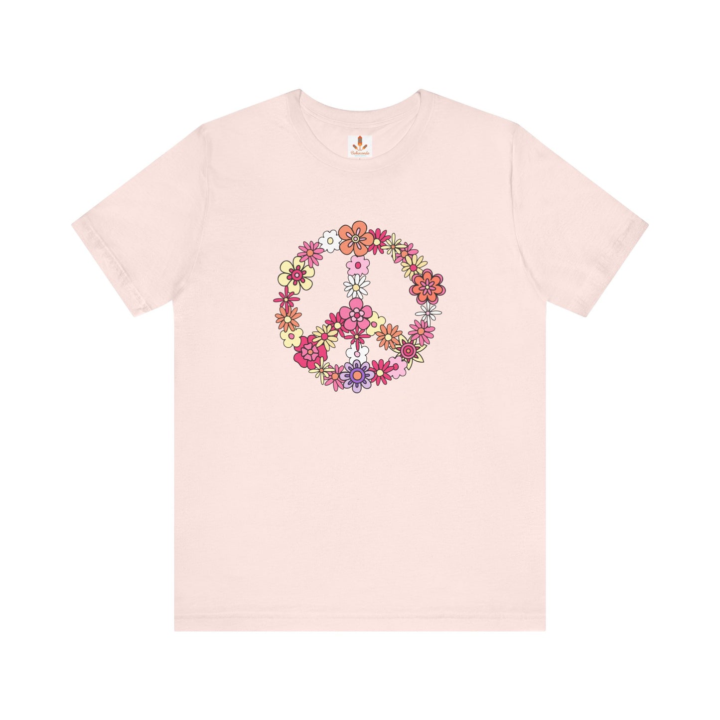 Peace Sign made from Flowers T-shirt