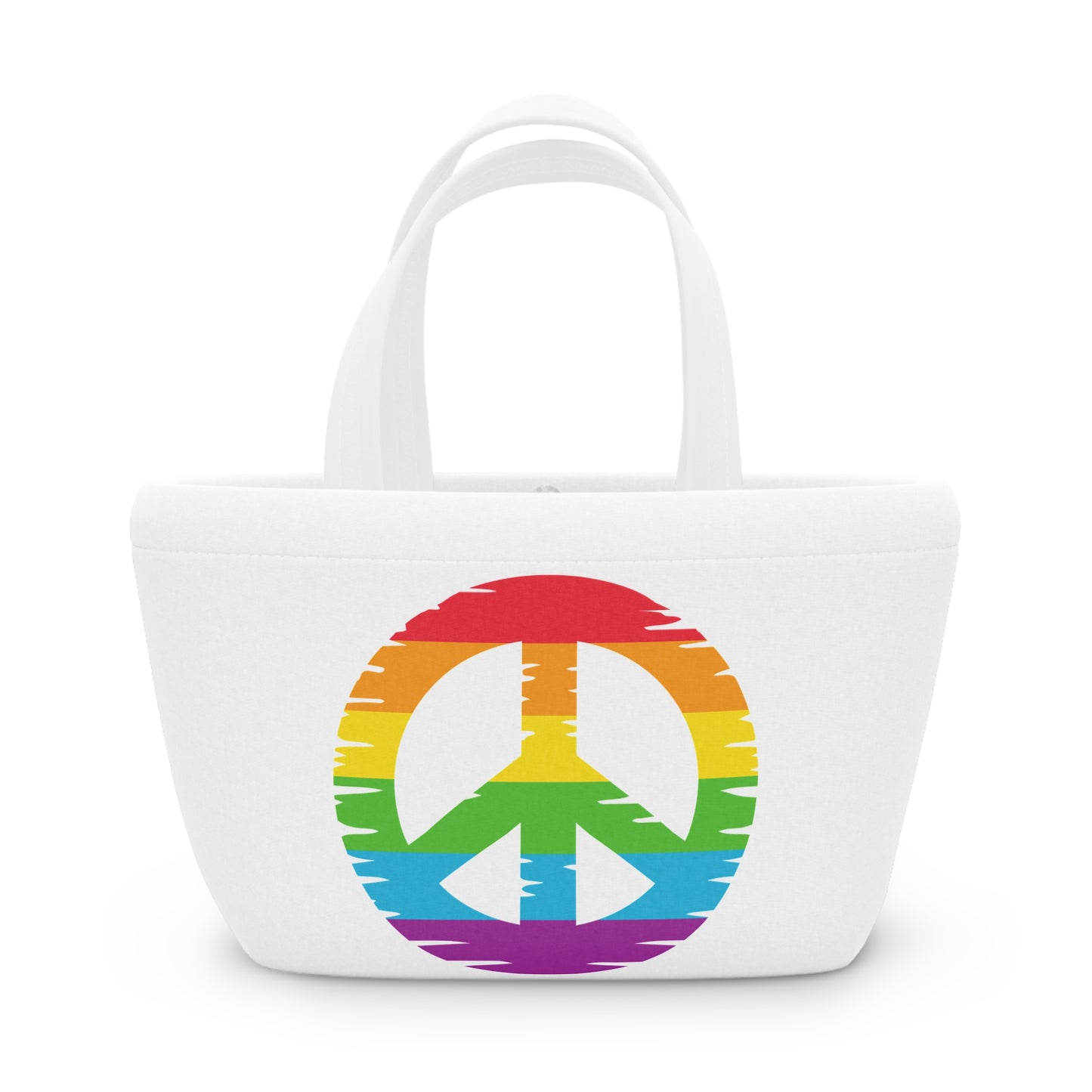 Rainbow Peace Sign Bag