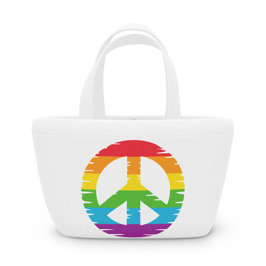 Rainbow Peace Sign Bag