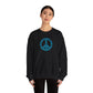 Peace Sign with Water Design Sweatshirt