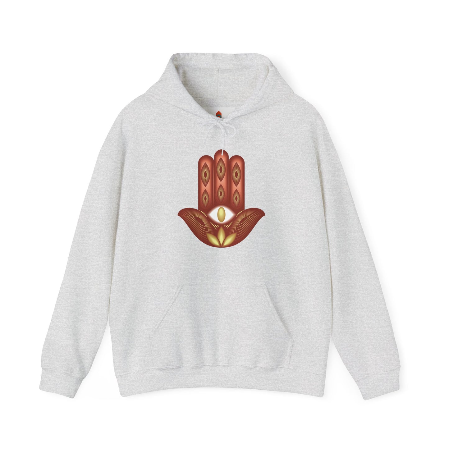 Colorful Hamsa Lotus Hoodie