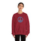 Peace Sign with Water Design Sweatshirt