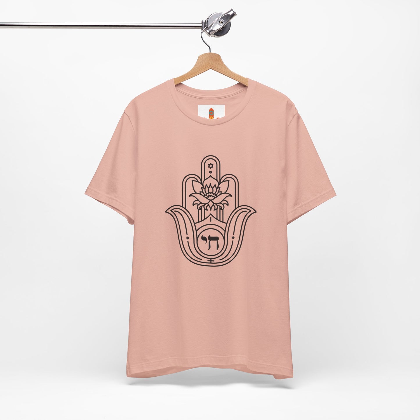 Hamsa Hand with Lotus Design T-shirt