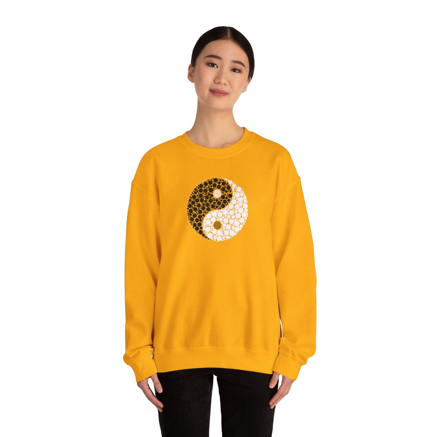 Yin Yang made with Dots Sweatshirt