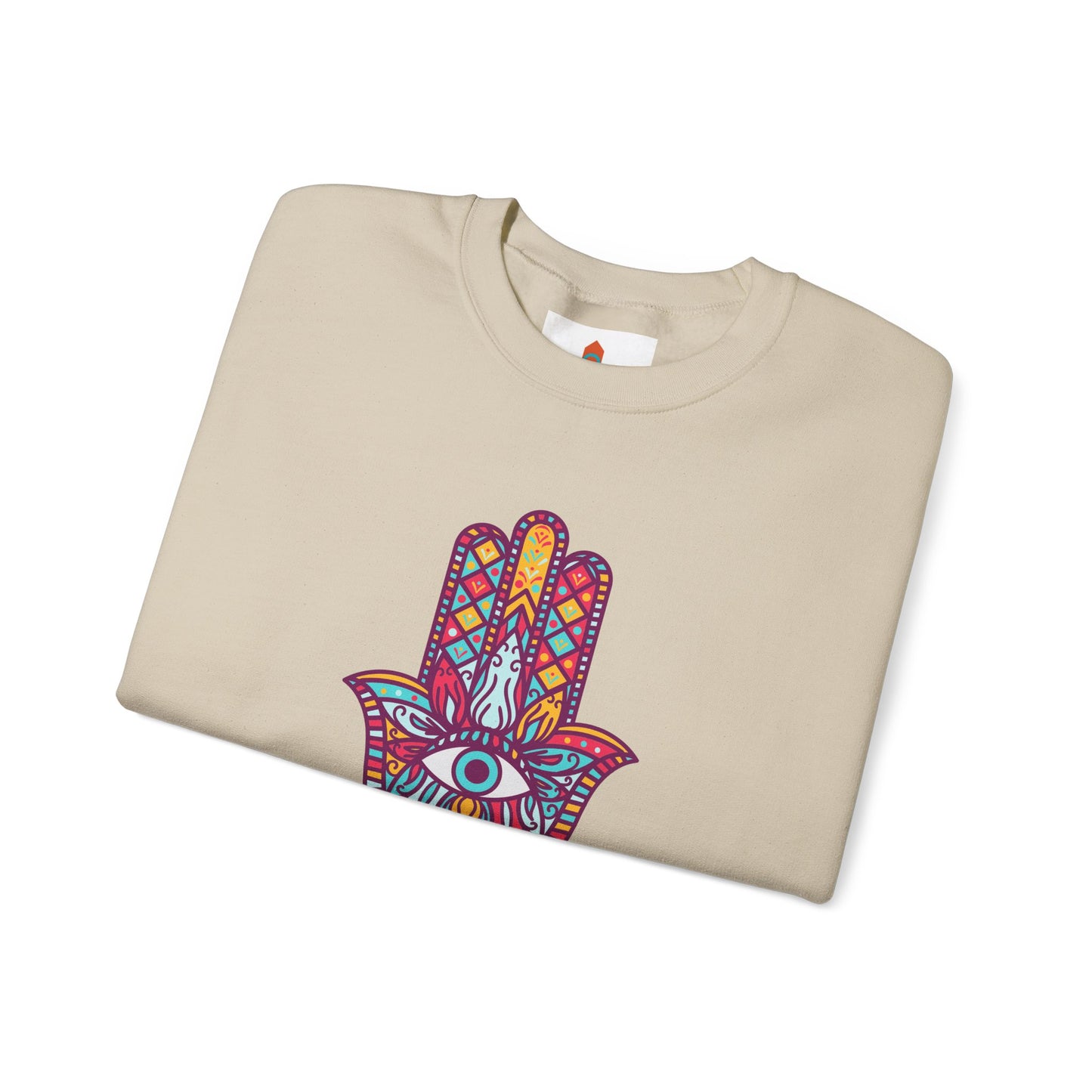 Colorful Fatima Hamsa Hand Sweatshirt