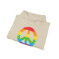 Rainbow Peace Sign Hoodie