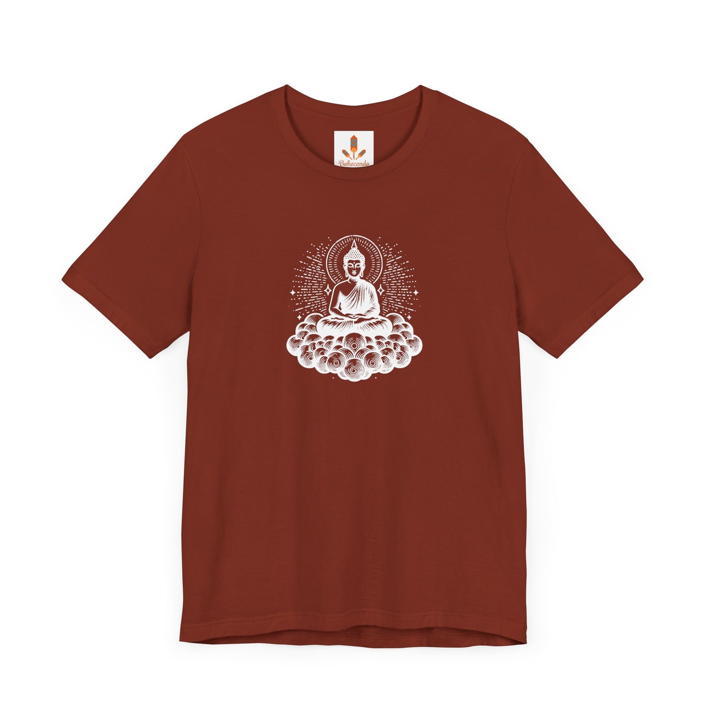 White Buddha Art T-shirt