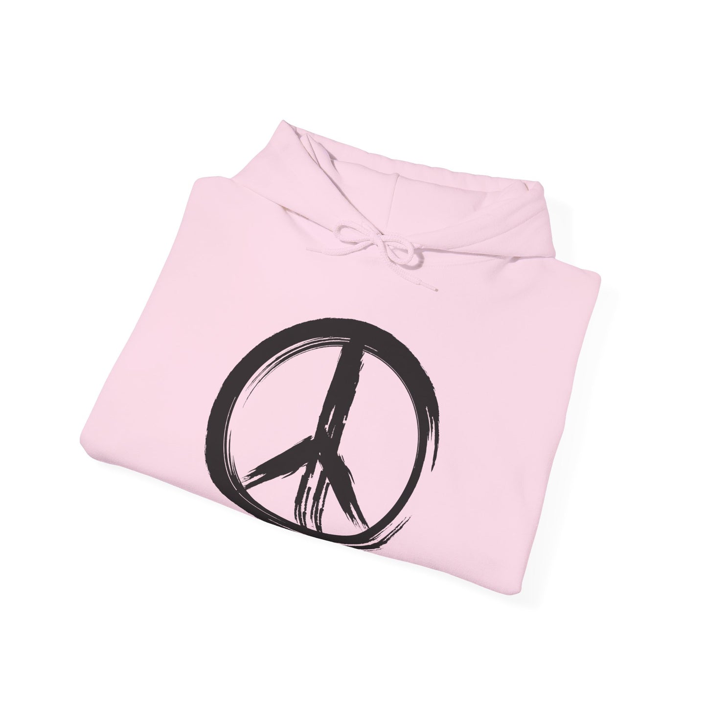 Brush Strokes Peace Sign Hoodie