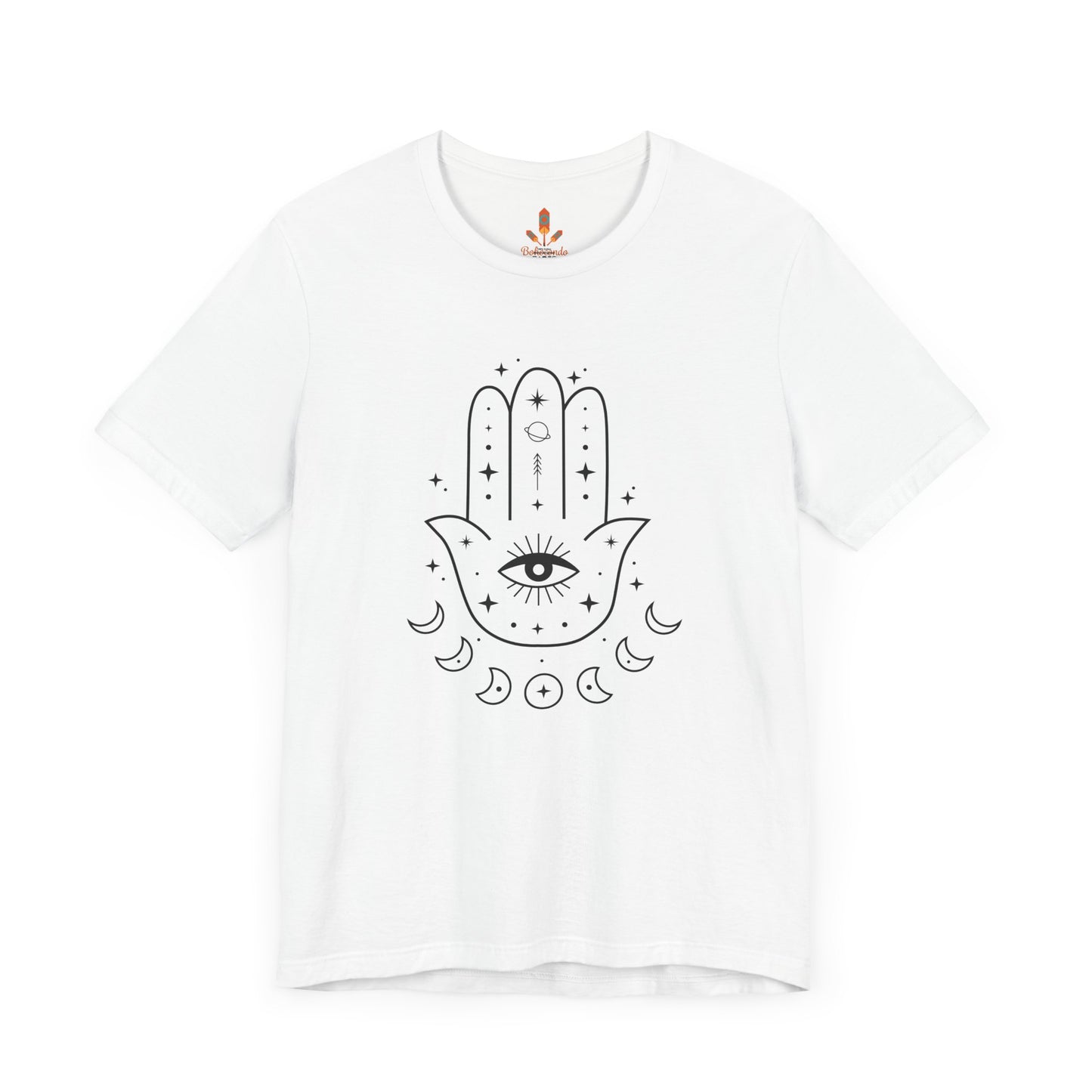 Hamsa Hand with Eye and Moon T-shirt