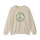 Green Peace Sign Sweatshirt