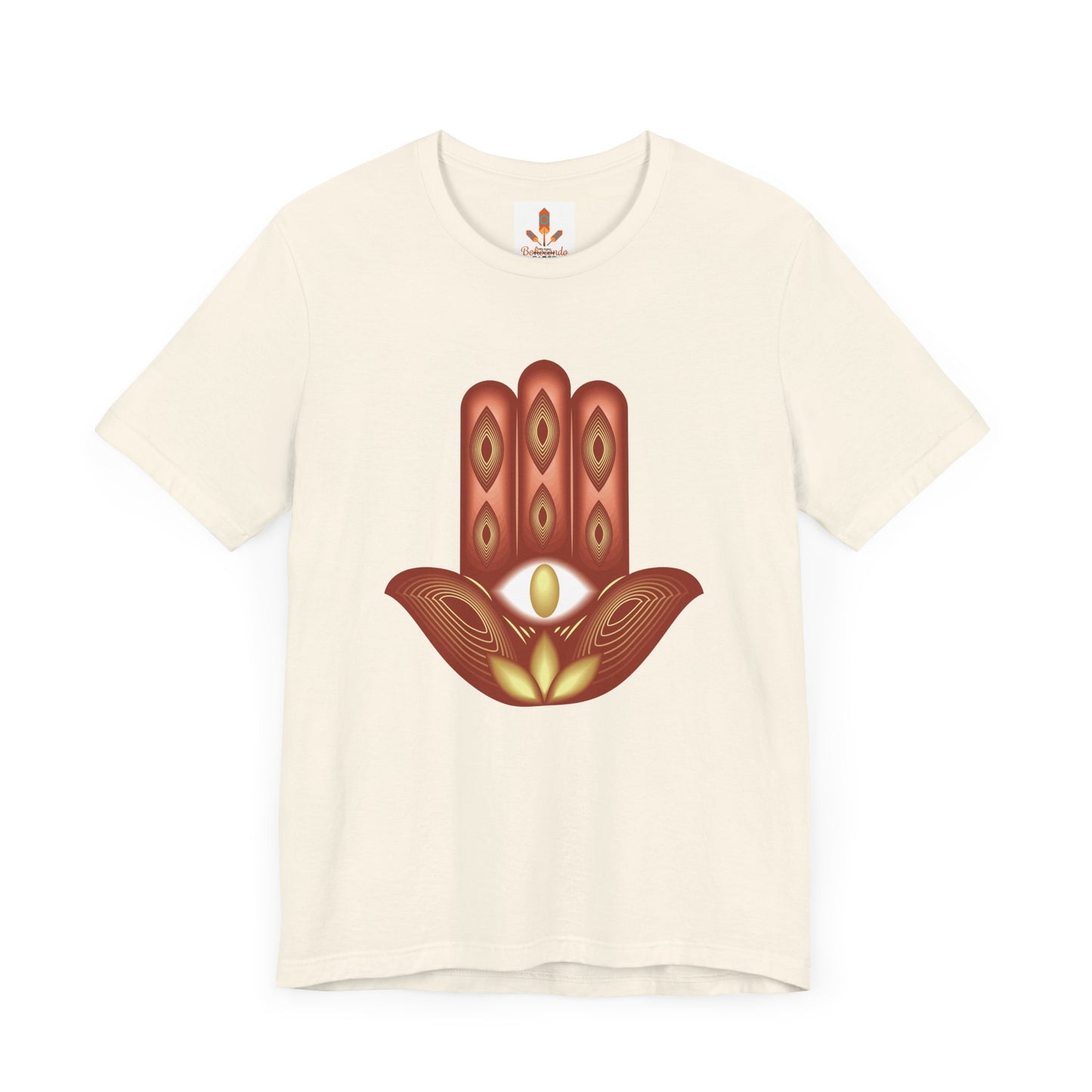 Colorful Hamsa Lotus T-shirts