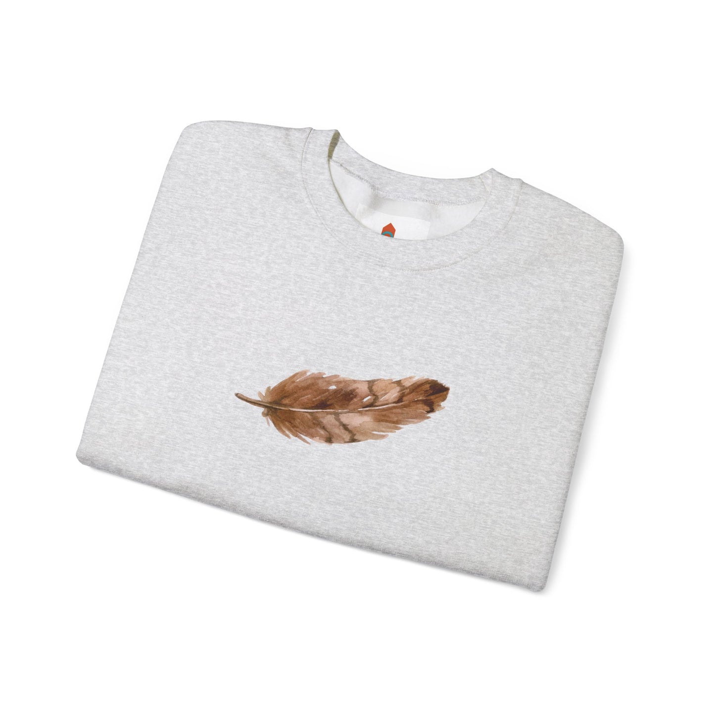 Brown Feather Sweatshirt