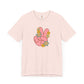 Peace Hand Sign with Flowers T-shirt