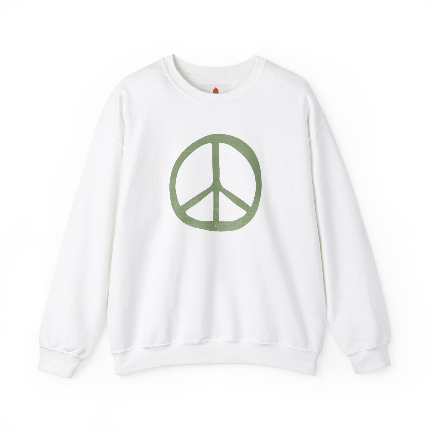 Green Peace Sign Sweatshirt