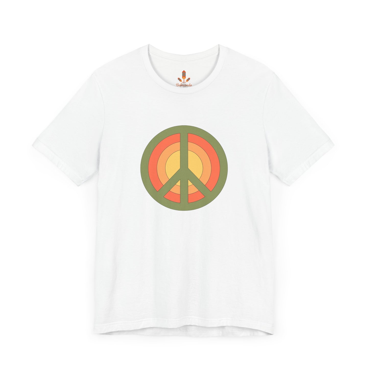 Retro Peace Sign Design T-shirt