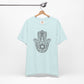 Intricate Hamsa Hand with Star of David T-shirt