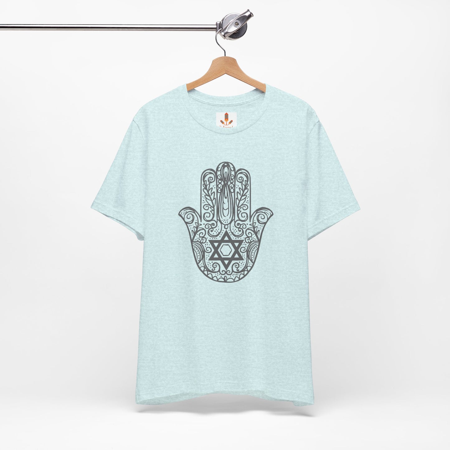 Intricate Hamsa Hand with Star of David T-shirt
