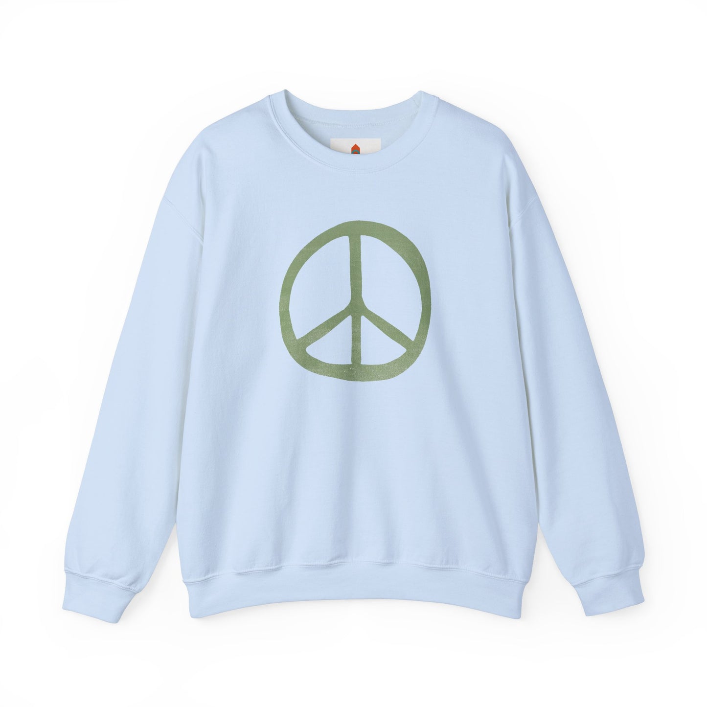 Green Peace Sign Sweatshirt