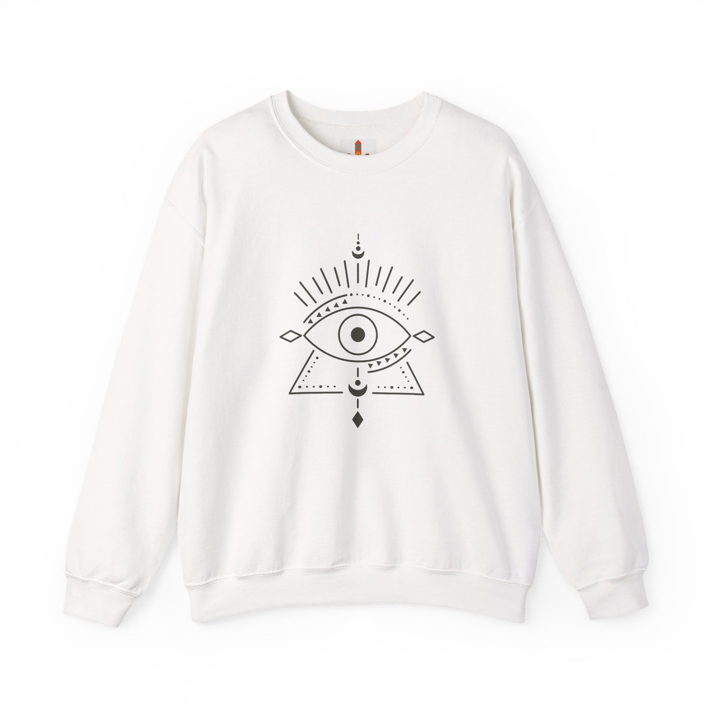 Pyramid and Evil Eye Design Sweatshirt