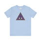 White Evil Eye and Pyramid T-shirt