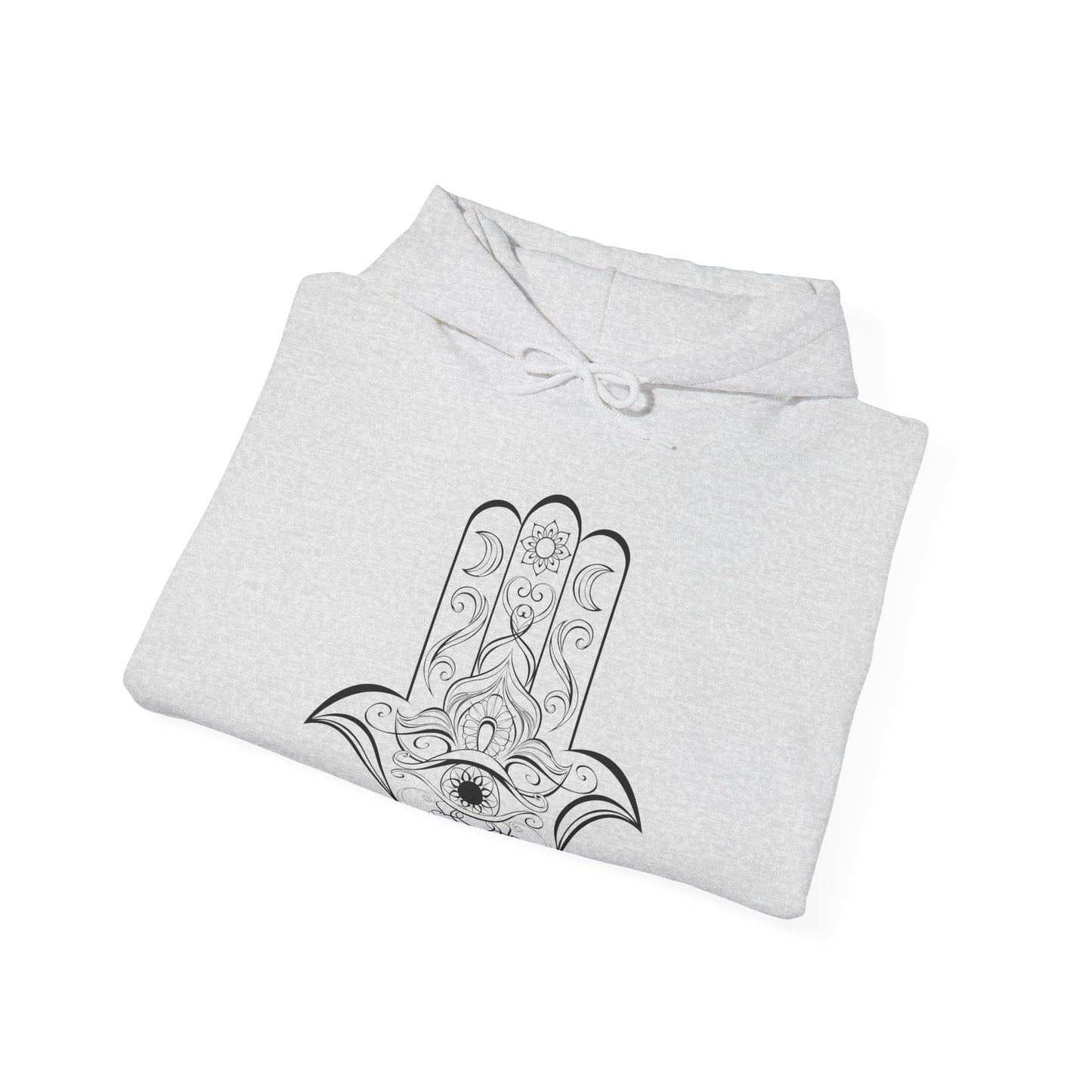 Hamsa Hand with Lotus Flower Hoodie