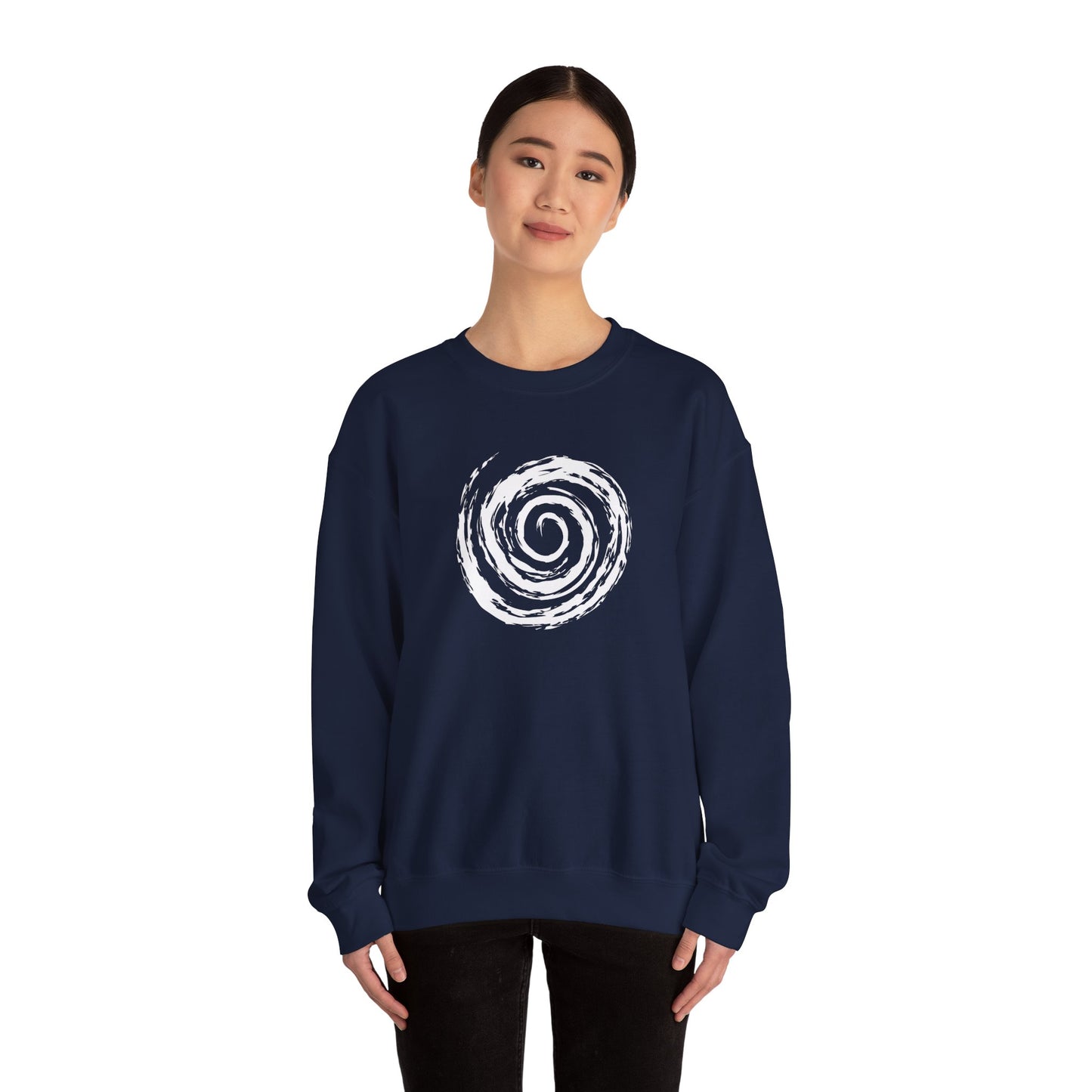 White Spiral of Life Art Sweatshirt