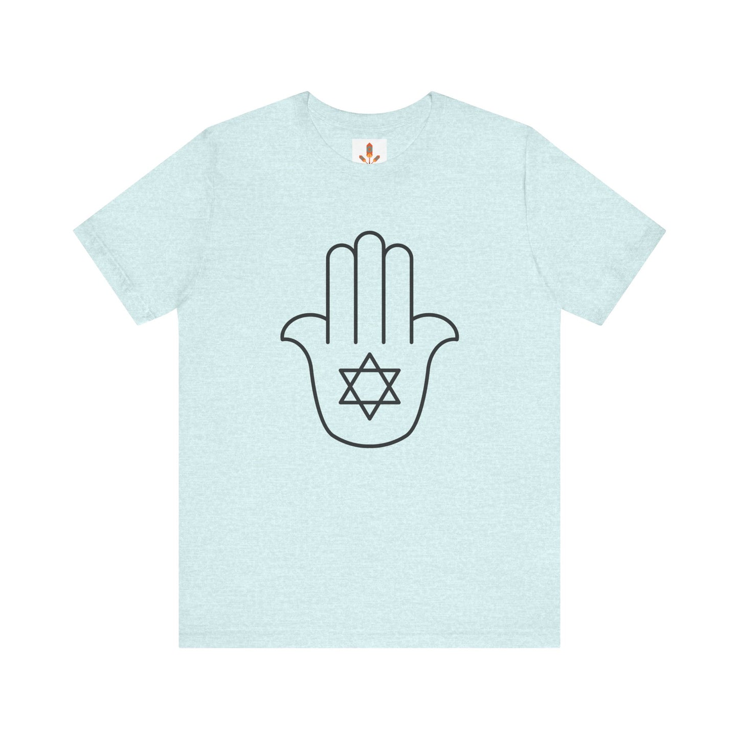 Simple Star of David in Hamsa Hand T-shirt